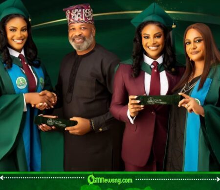 Nollywood Actor Yemi Solade Rejoices as Daughter Bags University Degree from Caleb University