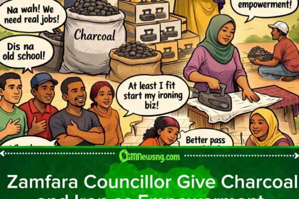 Zamfara Councillor Share Charcoal, Pressing Iron Give Residents as Empowerment Gift