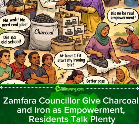 Zamfara Councillor Share Charcoal, Pressing Iron Give Residents as Empowerment Gift