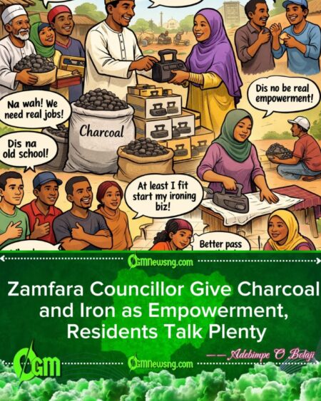 Zamfara Councillor Share Charcoal, Pressing Iron Give Residents as Empowerment Gift