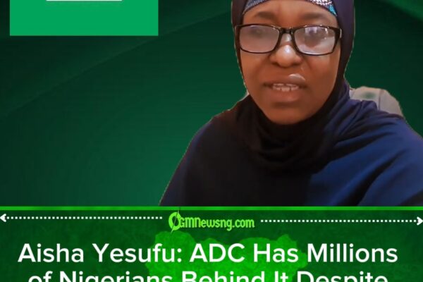 ADC Claims Nationwide Support as Aisha Yesufu Says Party Has ‘Over 200 Million Nigerians’ Behind It
