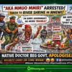 Aka Mmuo Mmiri’ Matter: Native Doctor Beg Anambra Government as Security Operatives Carry Am Go River Shrine After Arrest for Nnewi