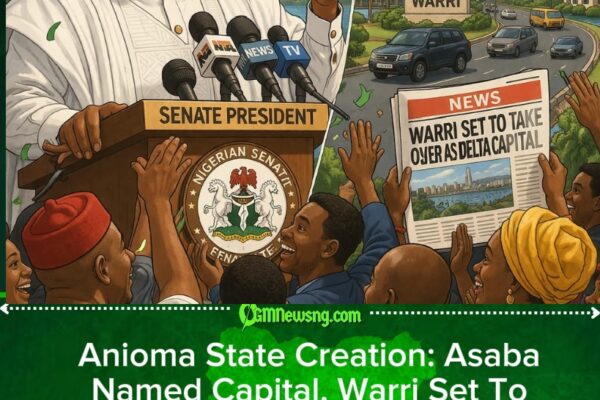 Akpabio Announces Anioma State, Asaba As Capital While Warri Emerges New Delta Capital