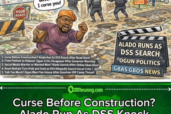 Alado Run Comot House After DSS Search, Governor Fire Back Over Social Media Attack