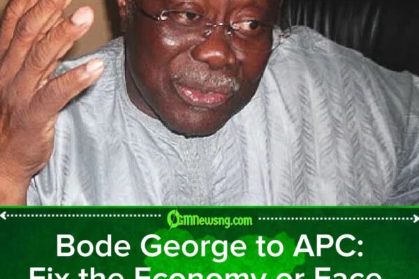 PDP Chieftain Bode George: “Hunger Will Campaign Against APC in 2027”