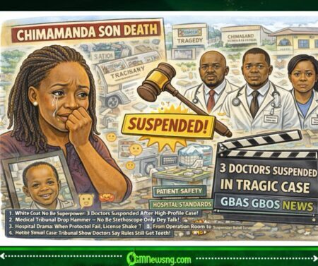 Chimamanda Son Death: Medical Tribunal Suspend 3 Top Doctors Over Nkanu Adichie-Esege Case