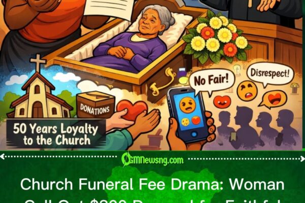 Church Funeral Fee Shock: Woman Vex as $800 Demanded After 50-Year Membership