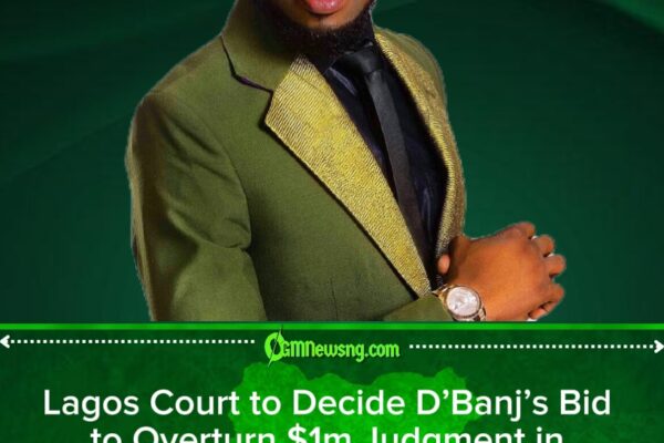 D Banj $1 Million Lawsuit: Lagos High Court Adjourns Ruling on Motion to Set Aside Judgment to June 2026
