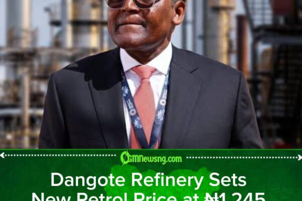 Dangote Refinery Increases Petrol Price to ₦1,245 Per Litre