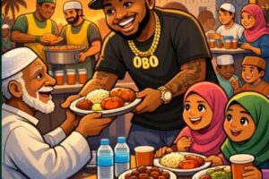 Davido Feed 500 People for Ramadan Iftar, Fans Hail Singer for Big Act of Kindness