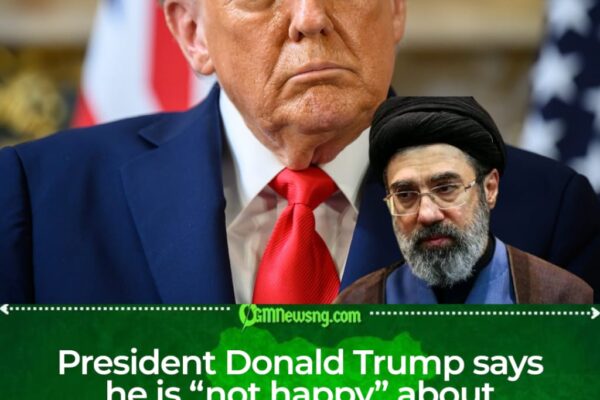 President Donald Trump reacts to Iran’s new Supreme Leader with sharp criticism