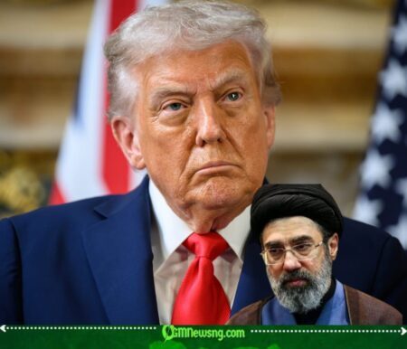 President Donald Trump reacts to Iran’s new Supreme Leader with sharp criticism