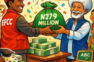 EFCC Transfer N279 Million Give Wole Soyinka Centre Lagos to Boost Culture and Education