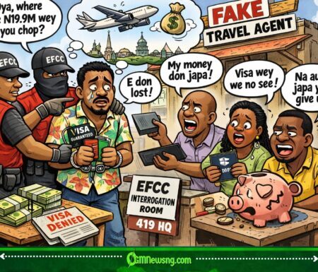 EFCC Don Begin Probe for Enugu Serial 419 Suspect Wey Chop N19.9 Million for Fake Visa Runs