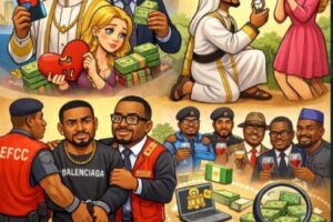 EFCC Arrest ‘Fake Dubai Prince’ Nzube Ikeji Over $2.5M Romance Sc@m – How Him Take Dupe Oyinbo Woman