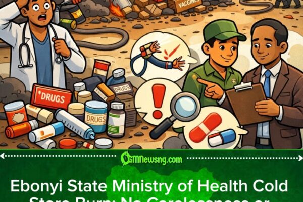 Ebonyi State Ministry of Health Neglect? Fire Wipe Out Millions Worth Drugs and Vaccines