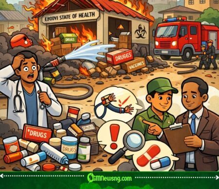 Ebonyi State Ministry of Health Neglect? Fire Wipe Out Millions Worth Drugs and Vaccines
