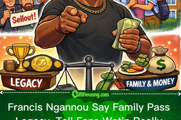 Francis Ngannou Blast UFC Critics: ‘I No Fit Use Legacy Pay My Pikin School Fees, I Need My Money