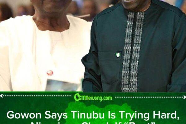 Gowon Says Tinubu Is Trying Hard, Nigerians Check If “Best” Includes Fuel Prices