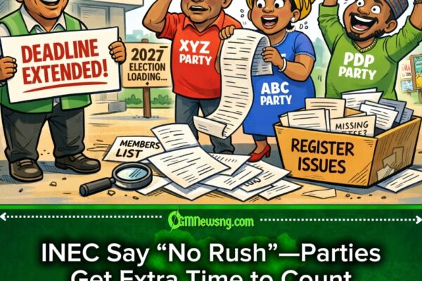 INEC Give Parties More Time: 2027 Election Preparation Shift Small as Parties Beg for Deadline Extension