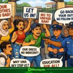 Kaduna State Polytechnic Dress Code Wahala: Students Lament After Security Stop Dem From Enter School Over Clothes