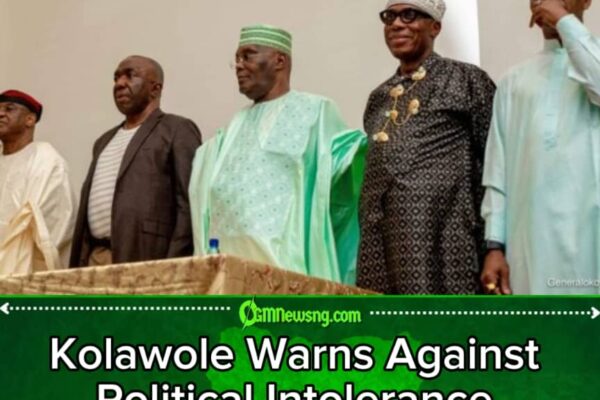 Kolawole Warns Against Political Intolerance, Urges Space for Opposition