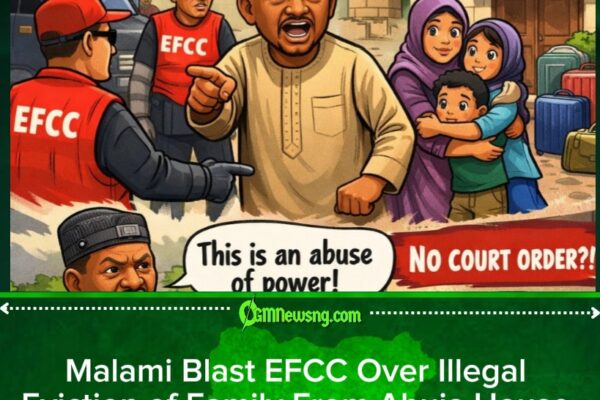 EFCC Under Fire: Malami Accuse Them Say Dem Force Im Family Comot Abuja Residence Illegally
