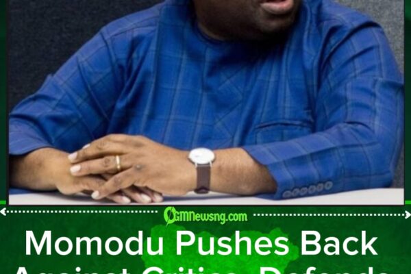 Momodu Rejects Personal Attacks, Defends Criticism of Tinubu Administration