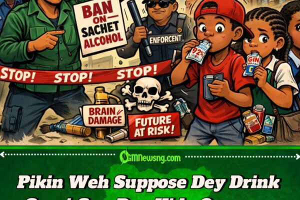 NAFDAC Raise Alarm—Sachet Alcohol Ban for Nigeria: 50% of Pikin Dem Age 9 Don Dey Drink