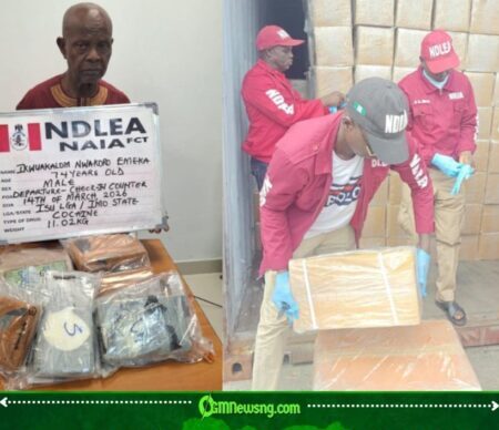 NDLEA Arrests 74-Year-Old Traveller with 11kg Cocaine at Abuja Airport