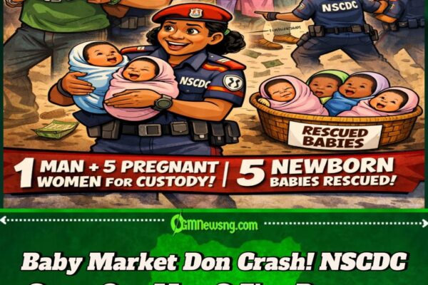NSCDC Burst Alleged Baby Trafficking Ring for Imo: One Man and Five Pregnant Women Land for Custody, Five Newborn Babies Rescued