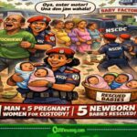 NSCDC Burst Alleged Baby Trafficking Ring for Imo: One Man and Five Pregnant Women Land for Custody, Five Newborn Babies Rescued