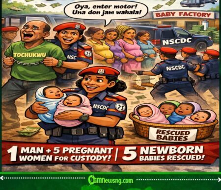 NSCDC Burst Alleged Baby Trafficking Ring for Imo: One Man and Five Pregnant Women Land for Custody, Five Newborn Babies Rescued