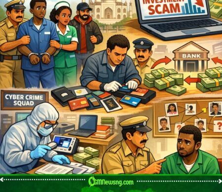Nigerian Nursing Students Land for Wahala as India Police Burst Big Cyber Fraud Ring