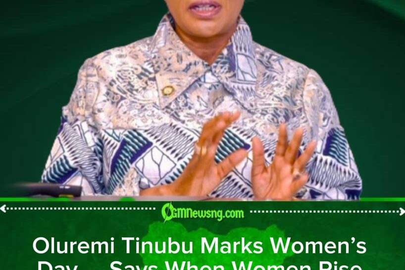 First Lady Oluremi Tinubu Calls for More Opportunities for Women — Because Talent Shouldn’t Be Stuck in the Kitchen