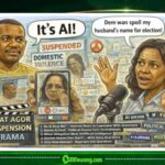 Na AI Do Am?” – Ovat Dickson Agbor Wife of Lawmaker, Deny Domestic Violence Story, Say People Wan Spoil Election Name