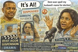 Na AI Do Am?” – Ovat Dickson Agbor Wife of Lawmaker, Deny Domestic Violence Story, Say People Wan Spoil Election Name