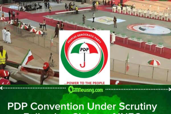 PDP Convention Sparks Debate Over Reported INEC Officials’ Presence