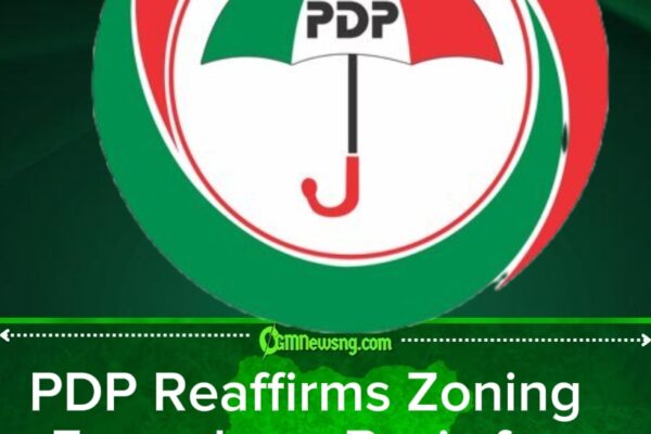 PDP NEC Endorses Zoning Framework Ahead of National Convention
