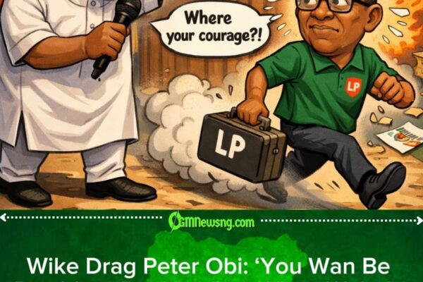Wike Drag Peter Obi: “You Wan Be President But You Run When Trouble Show Face