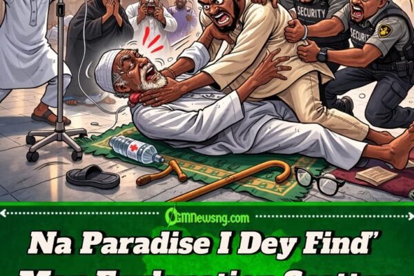 Pilgrim Try End Him Papa Life for Medina Mosque, Say Na Shortcut to Paradise — Gbas Gbos Wahala Burst