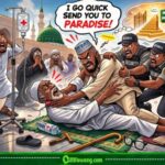 Pilgrim Try End Him Papa Life for Medina Mosque, Say Na Shortcut to Paradise — Gbas Gbos Wahala Burst