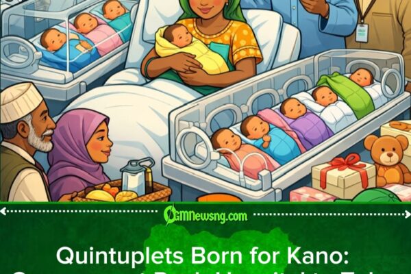 Kano Woman Give Birth to Quintuplets, Government Don Run Special Medical Care