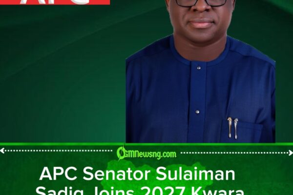 2027: Kwara Senator Sulaiman Sadiq Declares Governorship Bid on APC Platform