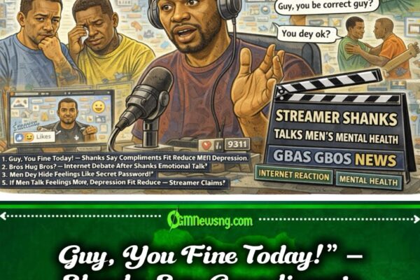 Streamer Shanks say silence Dey push Many Men Enter Depression; Men No Dey Talk Feelings?