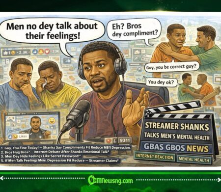 Streamer Shanks say silence Dey push Many Men Enter Depression; Men No Dey Talk Feelings?