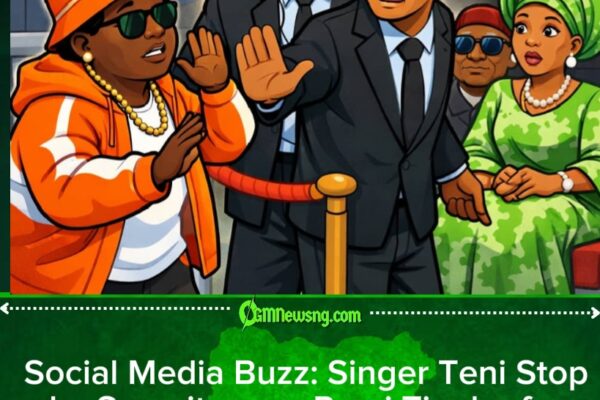 Teni Wahala for Uyo Stadium as Remi Tinubu Security Block Am from VIP Section