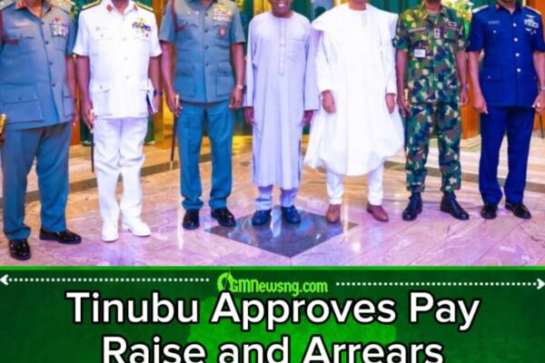 Tinubu Approves Salary Increase for Nigerian Armed Forces, Orders Three Months’ Arrears