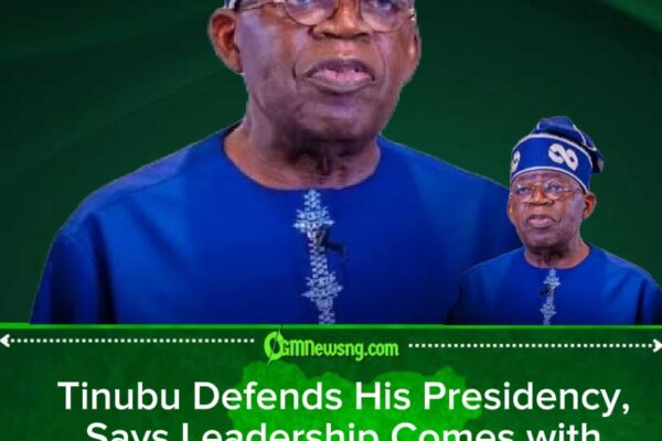 President Bola Ahmed Tinubu Says Being President Is Not Easy as He Accepts Buhari’s Assets and Liabilities