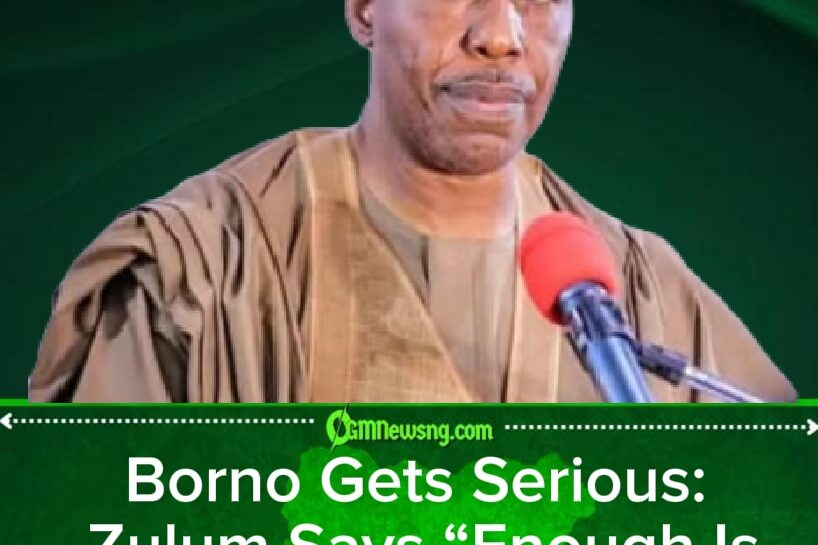 Governor Zulum Sends Strong Message—“No Hiding Place” for Boko Haram Helpers